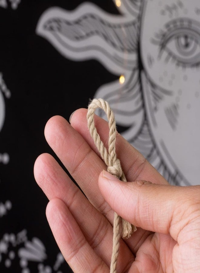 Bobbiny | 3 Ply Twisted Macrame Cotton Cord Dori (Roll Packaging) Thread for Macrame DIY and Other Projects | Chikku | 3mm,20 Meter - Image 3